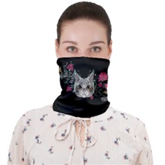 Cats Kitten Meow Kitty Black Prints Seamless Face Mask Bandanas (adult) by CoolDesigns