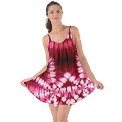 Red Tie Dye Love The Sun Cover Up by CoolDesigns