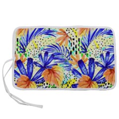 Hawaii Floral Colorful Orange Summer Pen Storage Case by CoolDesigns