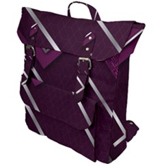Purple Abstract Background, Luxury Purple Background Buckle Up Backpack by nateshop