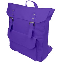 Ultra Violet Purple Buckle Up Backpack by Patternsandcolors