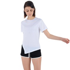 Asymmetrical Short Sleeve Sports T-Shirt Icon