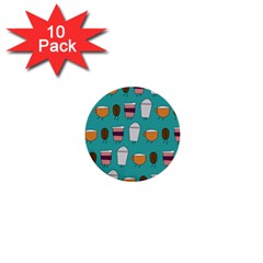 Time For Coffee 1  Mini Button (10 Pack) by PaolAllen