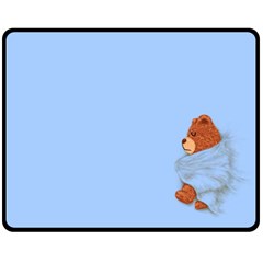Ssssssttttttt    My Teddy Was Sleeping  Fleece Blanket (medium) by Contest1736674