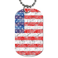 Flag Dog Tag (two-sided)  by uniquedesignsbycassie