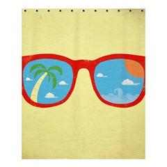Beach View Shower Curtain 60  X 72  (medium) by Contest1736674