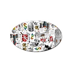 Medieval Mash Up Sticker 100 Pack (oval) by StuffOrSomething