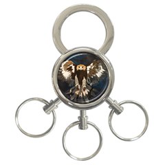 Golden Eagle 3-ring Key Chain by JUNEIPER07