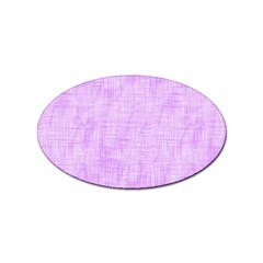 Hidden Pain In Purple Sticker (oval) by FunWithFibro