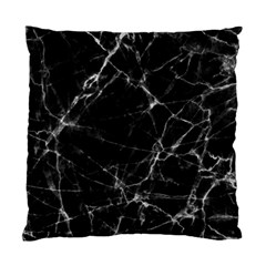 Black Marble Stone Pattern Standard Cushion Case (one Side)  by Dushan