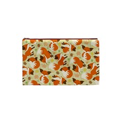Curious Maple Fox Cosmetic Bag (small) by Ellador