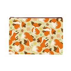 Curious Maple Fox Cosmetic Bag (large) by Ellador