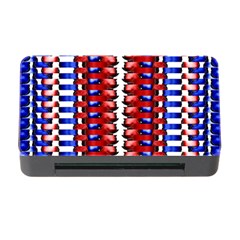 The Patriotic Flag Memory Card Reader With Cf by SugaPlumsEmporium