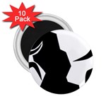 Mountaineering-Climbing Pictogram  2.25  Magnets (10 pack)  Front