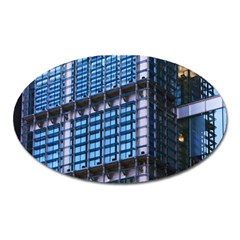 Modern Business Architecture Oval Magnet by Simbadda