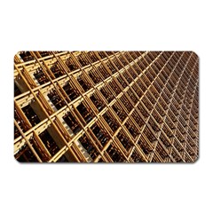 Construction Site Rusty Frames Making A Construction Site Abstract Magnet (rectangular) by Nexatart