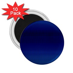 Blue Dot 2 25  Magnets (10 Pack)  by PhotoNOLA
