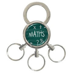 Maths School Multiplication Additional Shares 3-ring Key Chains by Mariart