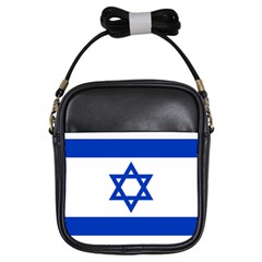 Flag Of Israel Girls Sling Bags by abbeyz71