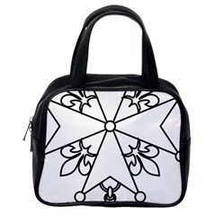 Huguenot Cross Classic Handbags (one Side) by abbeyz71