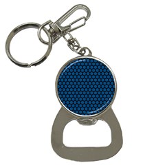 Blue Dark Navy Cobalt Royal Tardis Honeycomb Hexagon Button Necklaces by Mariart