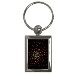 Molecular Chemistry Of Mathematical Physics Small Army Circle Key Chains (rectangle)  by Mariart