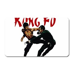 Kung Fu  Magnet (rectangular) by Valentinaart