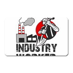 Industry Worker  Magnet (rectangular) by Valentinaart