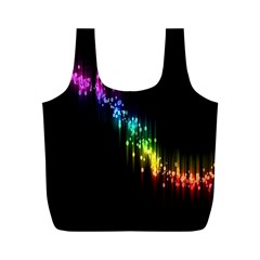 Illustration Light Space Rainbow Full Print Recycle Bags (m)  by Mariart
