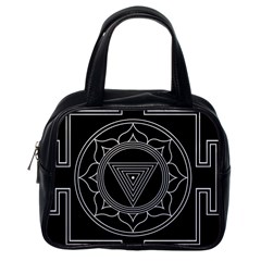 Kali Yantra Inverted Classic Handbags (one Side) by Mariart