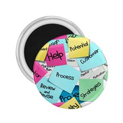 Stickies Post It List Business 2 25  Magnets by Celenk
