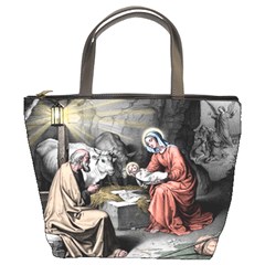 The Birth Of Christ Bucket Bags by Valentinaart