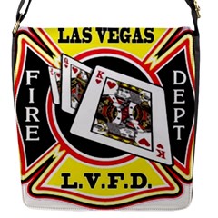 Las Vegas Fire Department Flap Messenger Bag (s) by Bigfootshirtshop