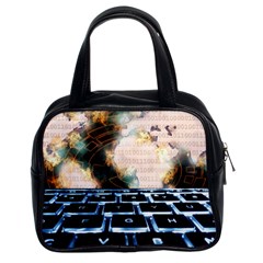 Ransomware Cyber Crime Security Classic Handbags (2 Sides) by Celenk