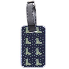 Blue Boots Luggage Tags (two Sides) by snowwhitegirl