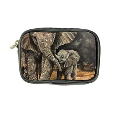 Elephant Mother And Baby Coin Purse by ArtByThree