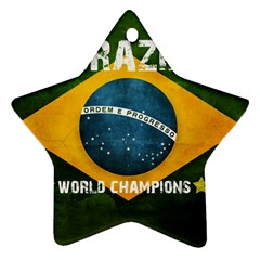 Football World Cup Ornament (star) by Valentinaart