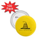 Gadsden Flag Don t tread on me 1.75  Buttons (100 pack)  Front