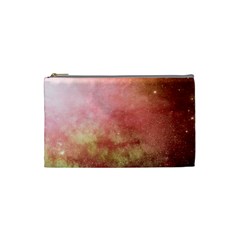Galaxy Red Cosmetic Bag (small) by snowwhitegirl