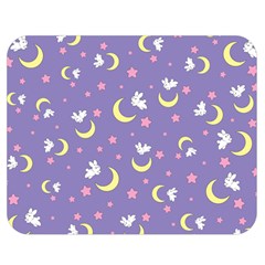 Rabbit Of The Moon Double Sided Flano Blanket (medium) by Ellador