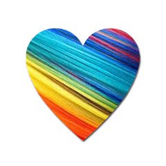 Rainbow Heart Magnet by NSGLOBALDESIGNS2