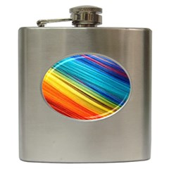 Rainbow Hip Flask (6 Oz) by NSGLOBALDESIGNS2