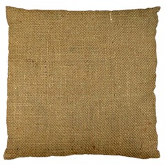 Burlap Coffee Sack Grunge Knit Look Standard Flano Cushion Case (two Sides) by dressshop