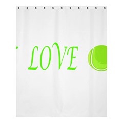 I Lovetennis Shower Curtain 60  X 72  (medium)  by Greencreations
