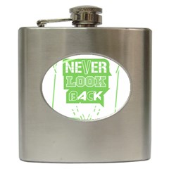Never Look Back Hip Flask (6 Oz) by Melcu