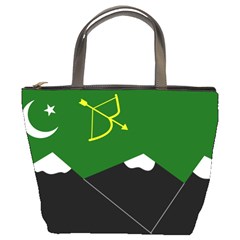 Flag Of Hunza  Bucket Bag by abbeyz71