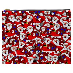 Nicholas Santa Christmas Pattern Cosmetic Bag (xxxl) by Simbadda