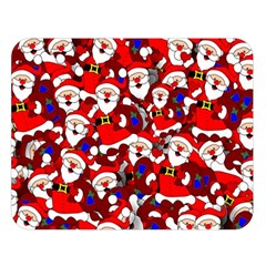 Nicholas Santa Christmas Pattern Double Sided Flano Blanket (large)  by Simbadda