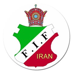Iran Football Federation Pre 1979 Magnet 5  (round) by abbeyz71