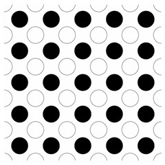 Background Dot Pattern Wooden Puzzle Square by HermanTelo